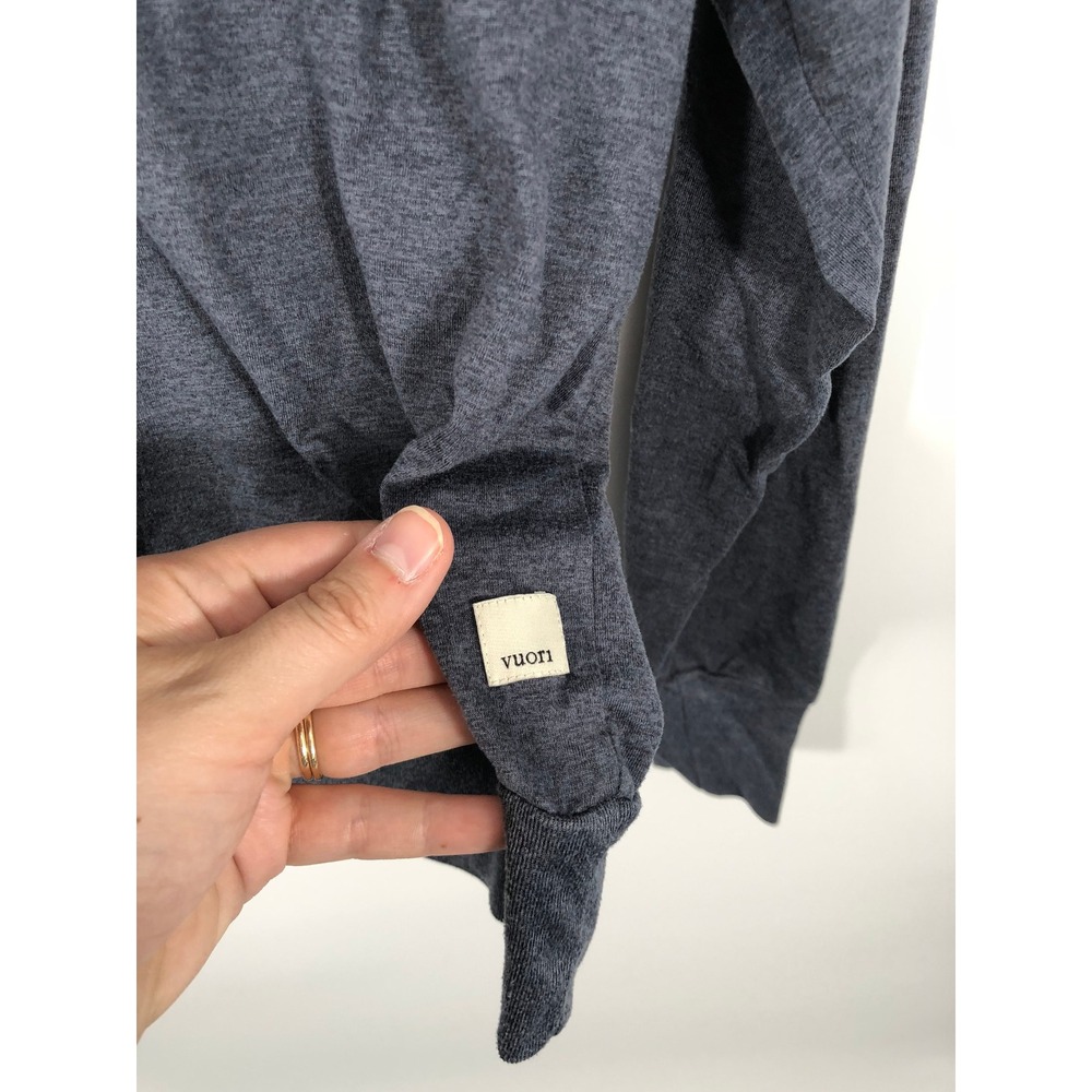 Vuori Daydream Crew Neck Long Sleeve XS Black Performance Pullover Athleisure - Picture 2 of 8